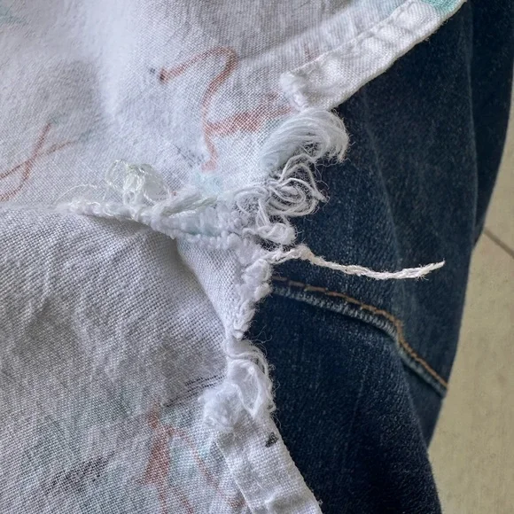 100% Cotton - Flamingo Print Button Up Shirt - Charlie Jones Size S - USA Made - Picture 5 of 5